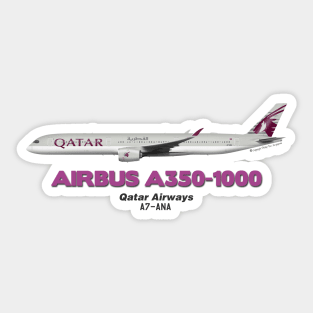 Airbus A350-1000 - Qatar Airways Sticker